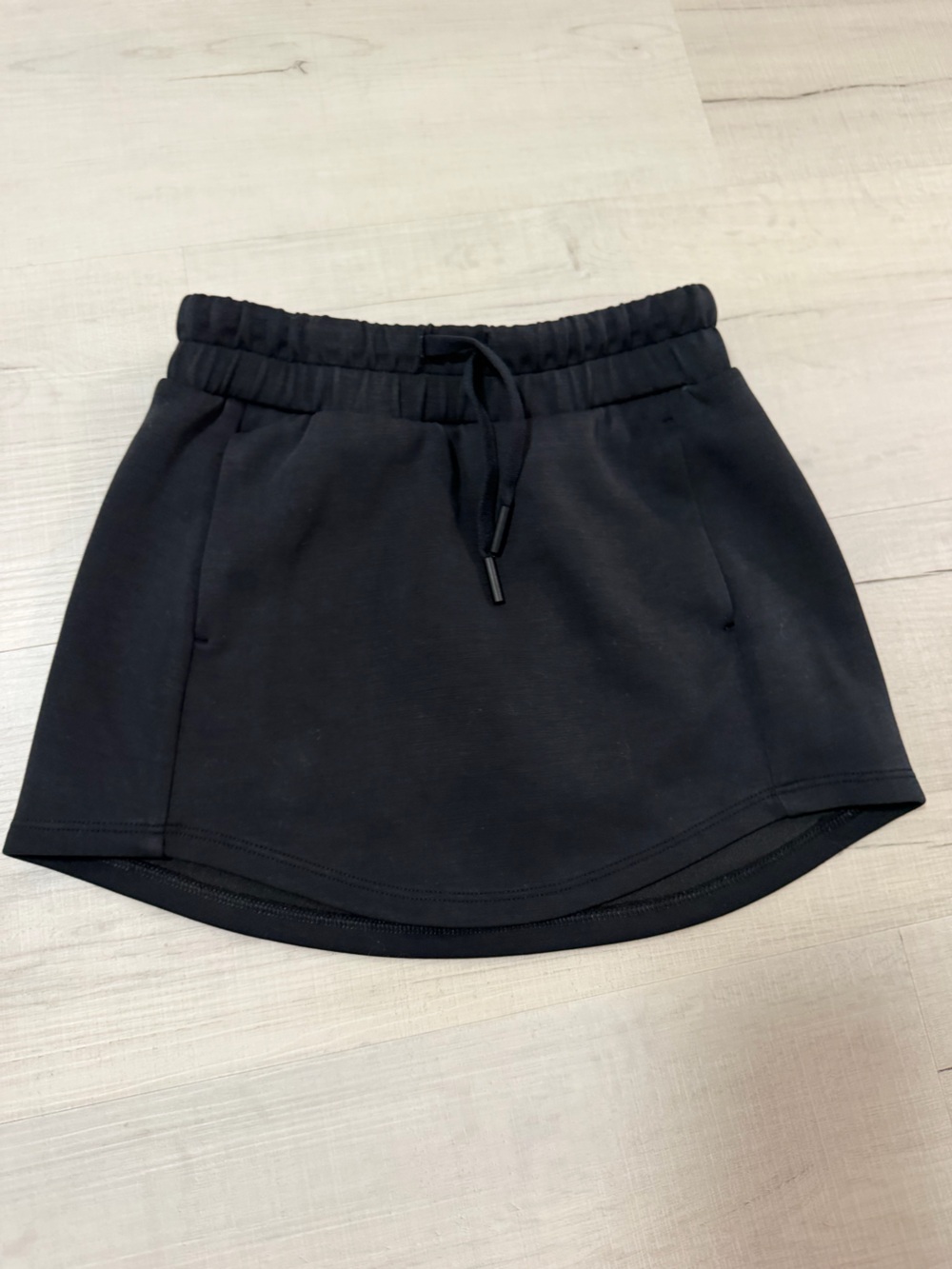 all in motion Black Girls Athletic Drawstring Skirt/Skort Size XS 4/5
